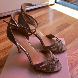 Badgley Mischka | Gold High Heels
